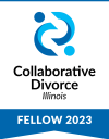 Collaborative Divorce Illinois 2023 Fellow Badge for Divorce Attorney Abeer Zanayed