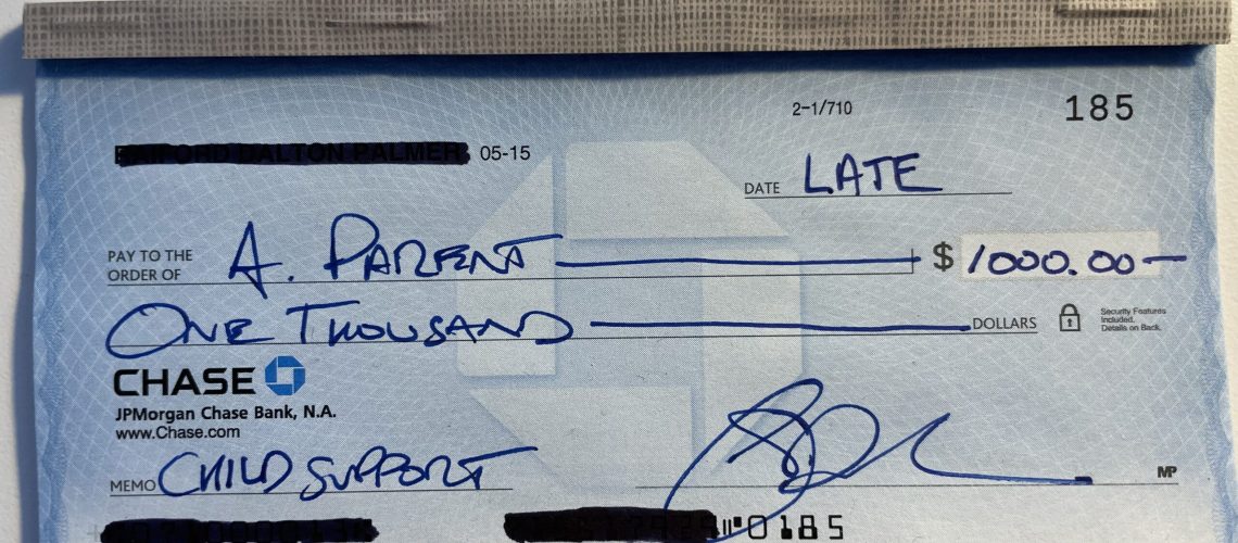 Child Support Check
